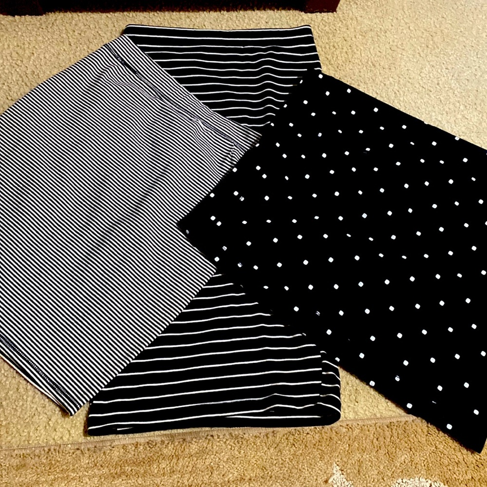 Black and White Skirt Bundle